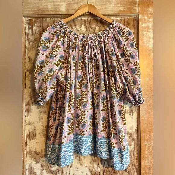 SZ BLOCKPRINTS Traci Blouse - M - Picture 3 of 7